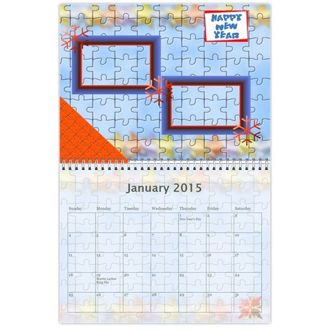 Puzzle Calendar 2013 By Daniela Jan 2015