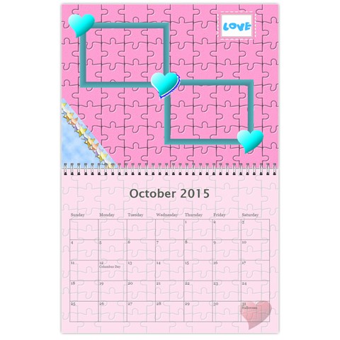 Puzzle Calendar 2013 By Daniela Oct 2015