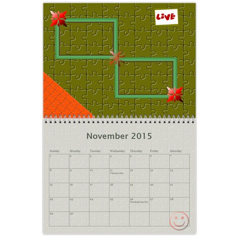Puzzle Calendar 2013 By Daniela Nov 2015
