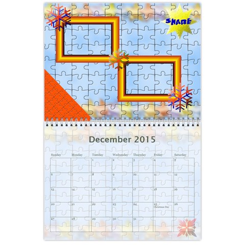 Puzzle Calendar 2013 By Daniela Dec 2015