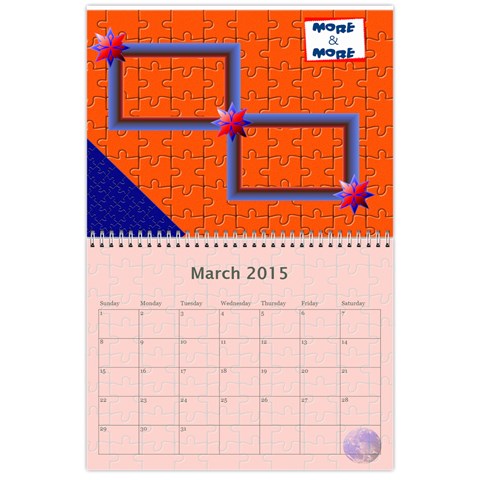 Puzzle Calendar 2013 By Daniela Mar 2015