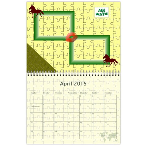 Puzzle Calendar 2013 By Daniela Apr 2015