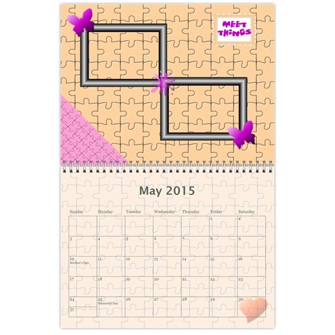 Puzzle Calendar 2013 By Daniela May 2015