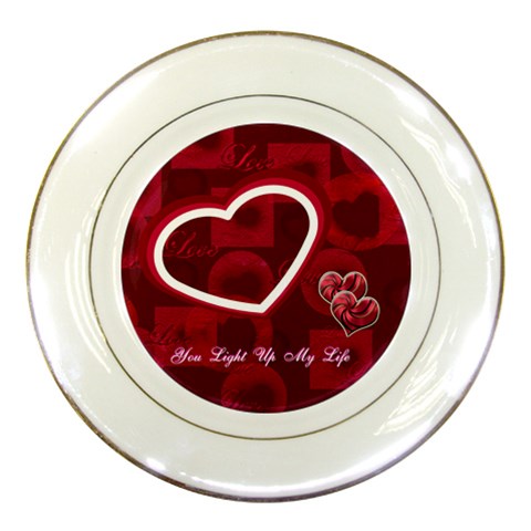 You Light Up My Life Wedding Decorative Plate By Ellan Front