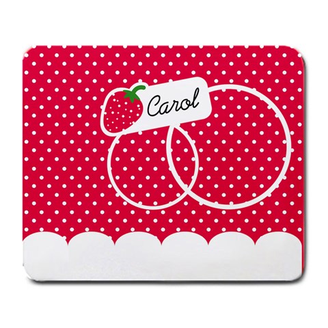 Strawberries Mousepad 02 By Carol Front