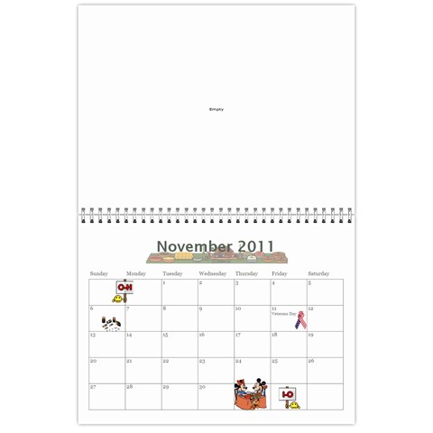Kristi s Calendar Two By Anna Marie Nov 2011