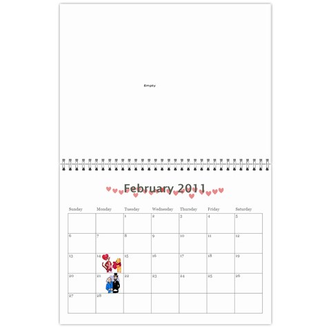 Kristi s Calendar Two By Anna Marie Feb 2011