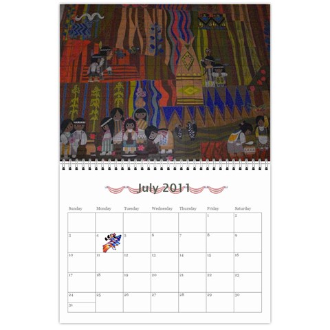 Kristi s Calendar Two By Anna Marie Jul 2011