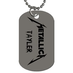 tv dogtag2 - Dog Tag (One Side)