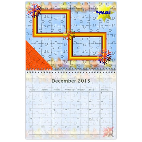 Puzzle Calendar 2013 Dec 2015