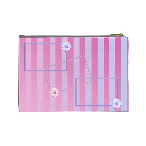 Flowers Cosmetic Bag Large By Add In Goodness And Kindness Back