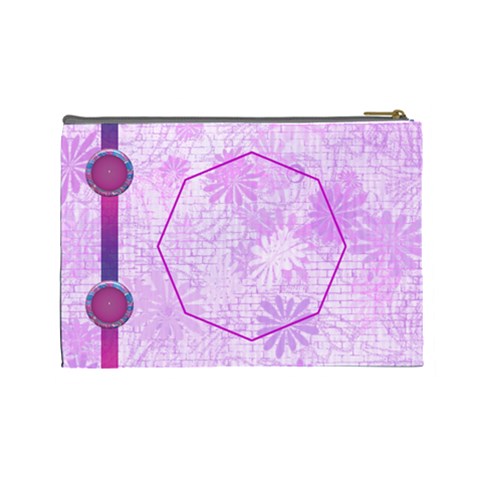Madame Butterfly Large Cosmetic Case 2 By Joan T Back