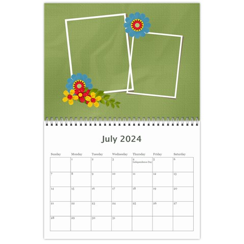 Photo Calendar (12 Jul 2024