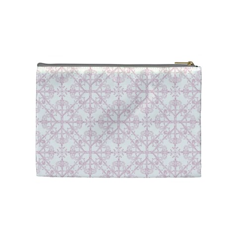Simply Pink Medium Cosmetic Bag By Klh Back