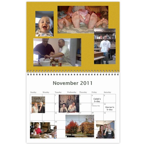Mom s Calendar 2011 By Sharon Kelley Nov 2011
