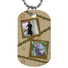 stars and chains - Dog Tag (One Side)