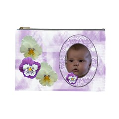 Pansy Large Cosmetic Case 1 - Cosmetic Bag (Large)