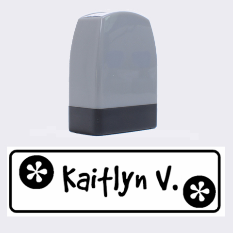 Kaitlyn Stamp By Nicole 1.4 x0.5  Stamp