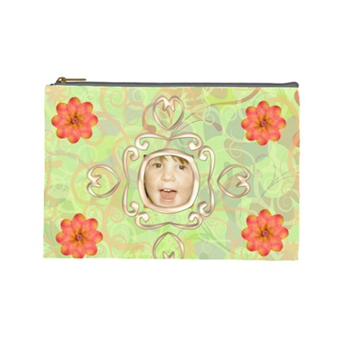 Melon Surprise Large Cosmetic Case 2 By Joan T Front