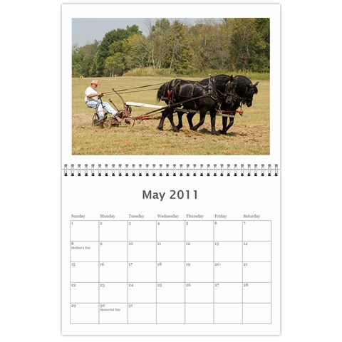 2011 Ryans Calendar  By Rick Conley May 2011