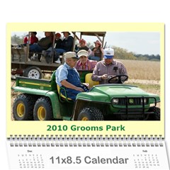 2010 Grooms Park - Wall Calendar 11  x 8.5  (12-Months)
