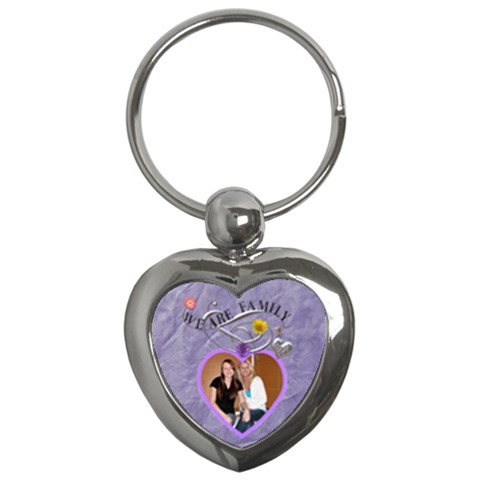 We Are Family Heart Key Chain By Lil Front