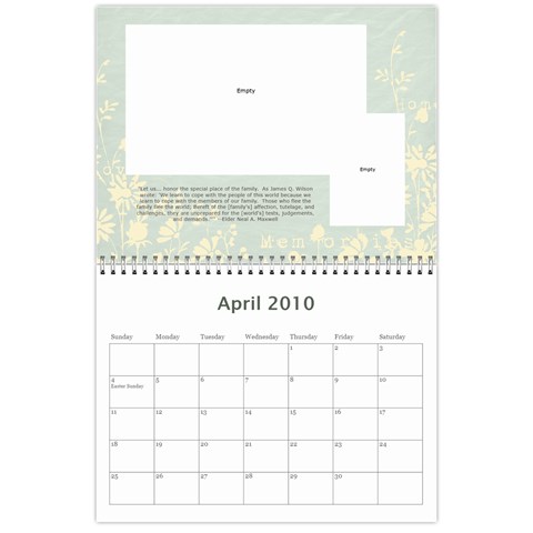Miller Calendar 2011 By Anna Apr 2010