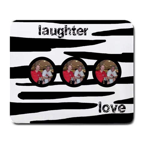 Laughter N Love Zebra Mousemat By Catvinnat Front
