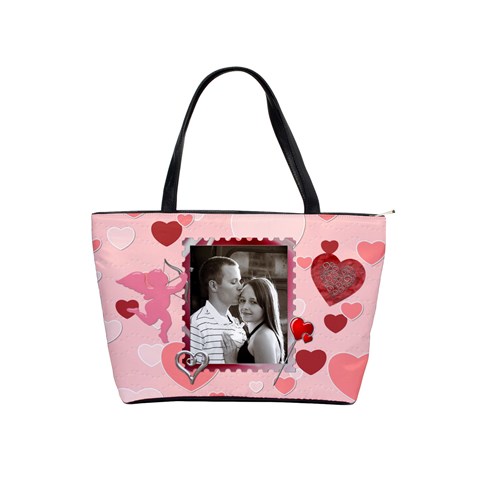 Cupid Hearts Shoulder Handbag By Lil Front