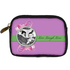 live,laugh,love - Digital Camera Leather Case