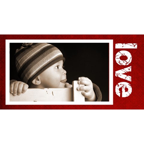 Live Laugh Love Christmas Red Photo Cube By Catvinnat Long Side 3