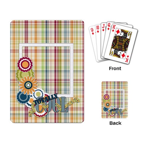 Playing Cards Totally Cool 1001 By Lisa Minor Back