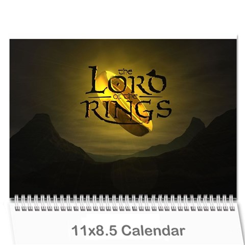 Lotr Calendar By Andie Cover