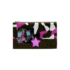 Small Pink Cammo Cosmetic Bag (7 styles) - Cosmetic Bag (Small)
