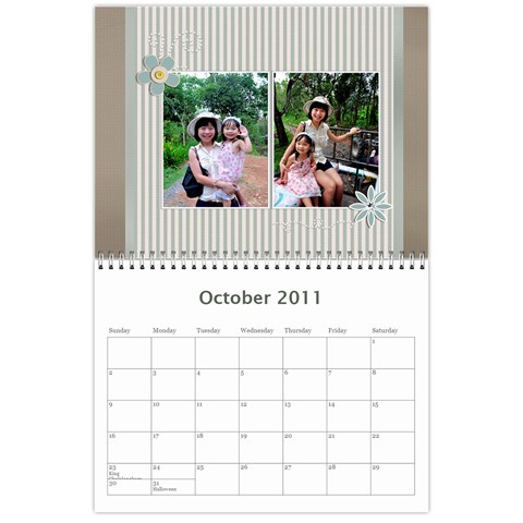 Calendar2011 By Duangkamol Tan Oct 2011