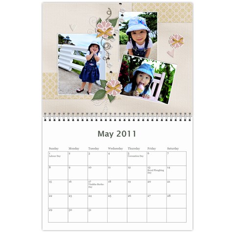 Calendar2011 By Duangkamol Tan May 2011