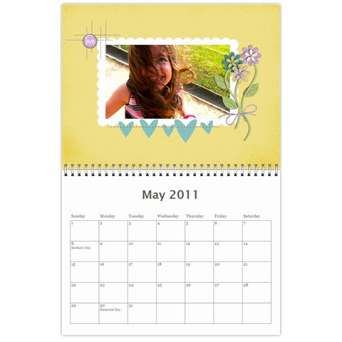 Calendario May 2011