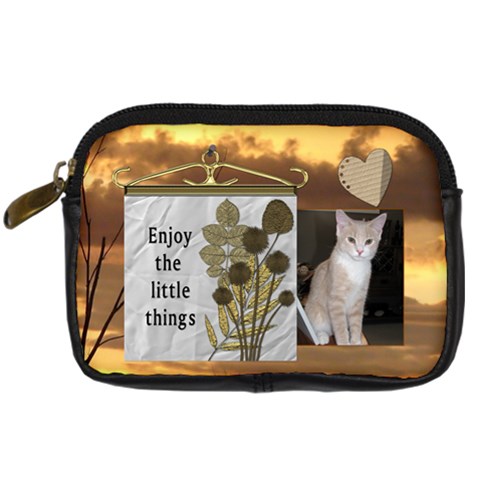 Enjoy The Little Things Camera Case By Lil Front