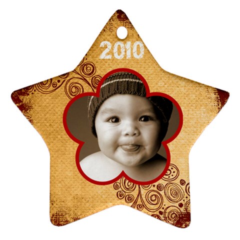 Scroll Upon A Star 2010 Star Ornament By Catvinnat Front