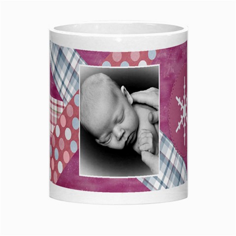 Winter Snowflake Pink Mug By Danielle Christiansen Center