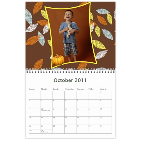 2011 Calendar By Tracy Clair Oct 2011