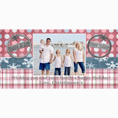 Winter Holiday Card By Danielle Christiansen 8 x4  Photo Card - 3
