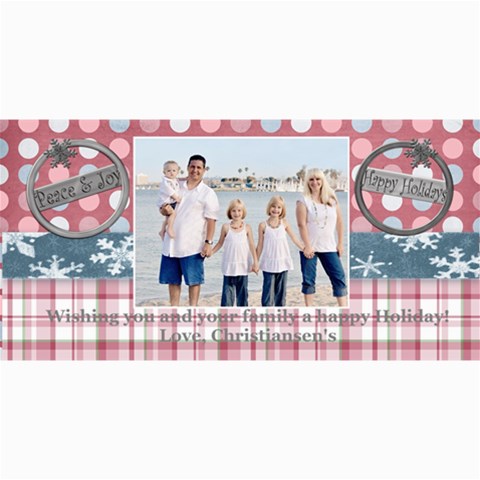 Winter Holiday Card By Danielle Christiansen 8 x4  Photo Card - 6