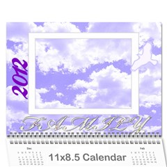 2012 Family quotes calendar - Wall Calendar 11  x 8.5  (12-Months)