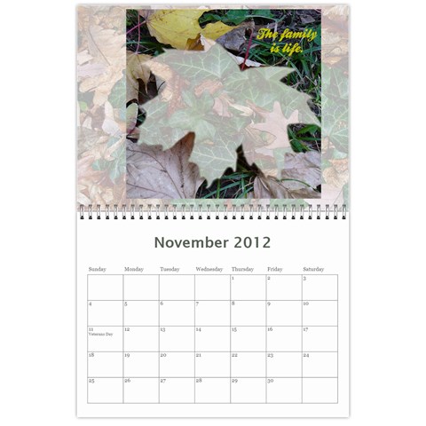 2012 Family Quotes Calendar By Galya Nov 2012