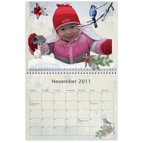 2011 Calendar By Hue Quyen Huynh Nov 2011