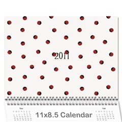 2011 Calendar Bob and Paula - Wall Calendar 11  x 8.5  (12-Months)