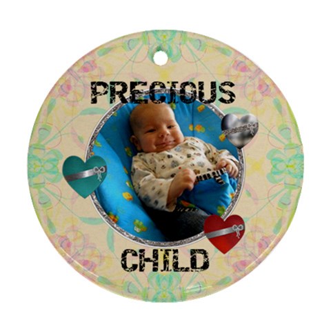 Precious Child Ornament By Lil Front