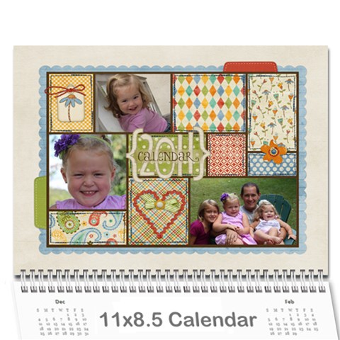 2011 Calendar By Anne Cecil Cover