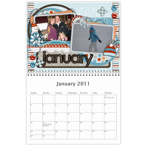 Jane Calendar By Tammy Jan 2011